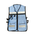 Chaleco Brigadista Celeste con Reflejante y Bolsas